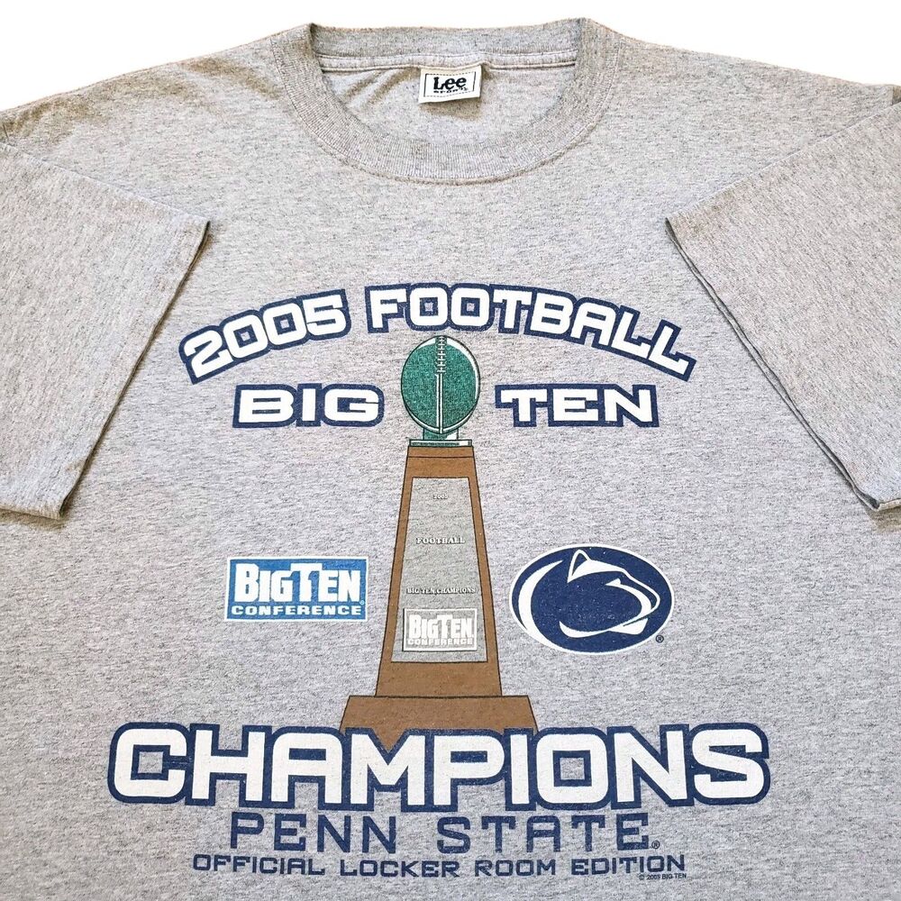 Vintage 90s Lee Sport Penn State Nittany Lions Big Ten Champs L-XL Mens T-Shirt